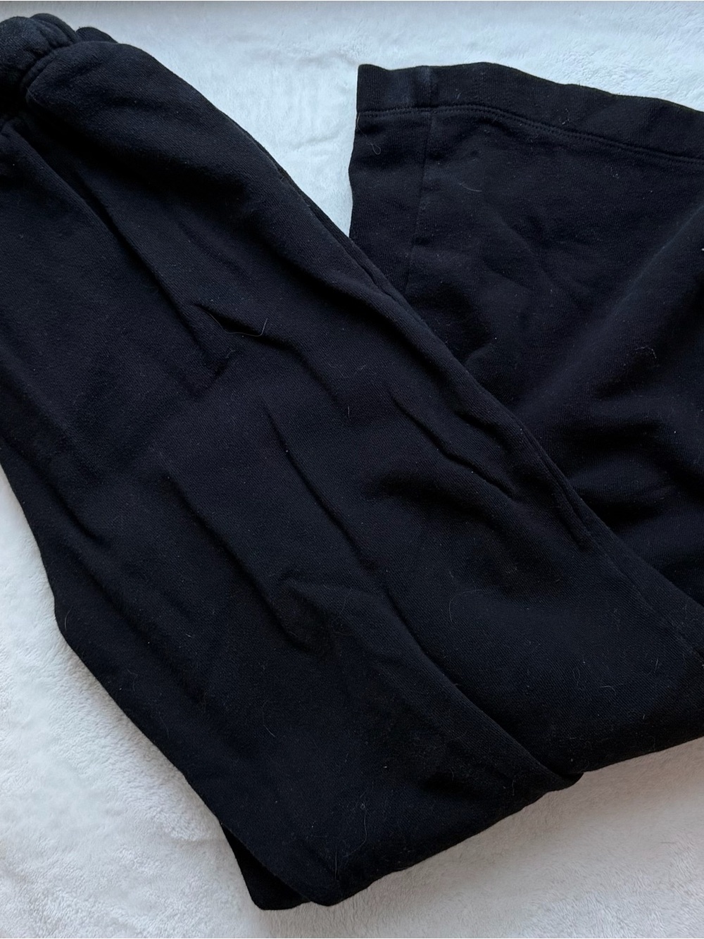 Black Pull-On Lounge Pants